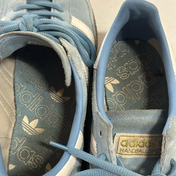 Adidas Handball Spezial BD7632 Blue Suede Gum Sole Sneakers Size 7.5 men - Picture 3 of 8